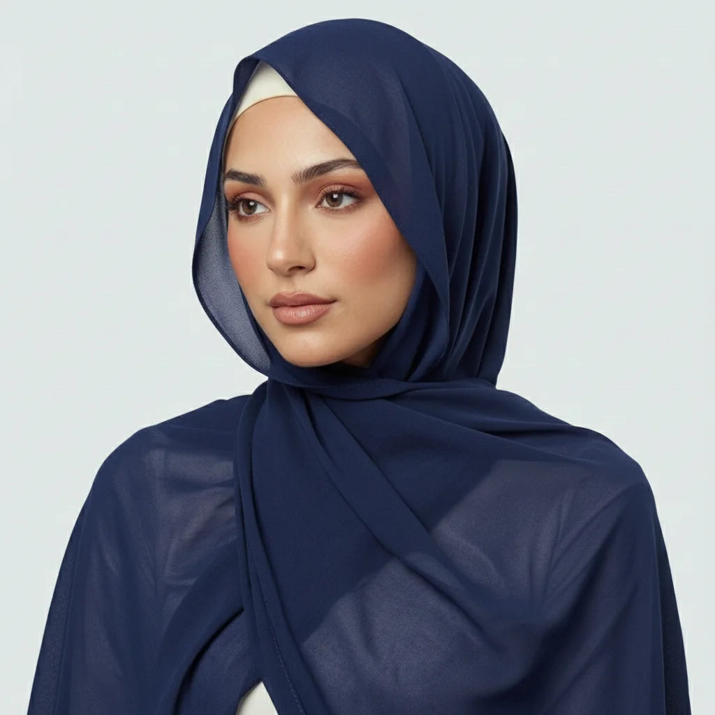 Modern Chiffon crepe hijab