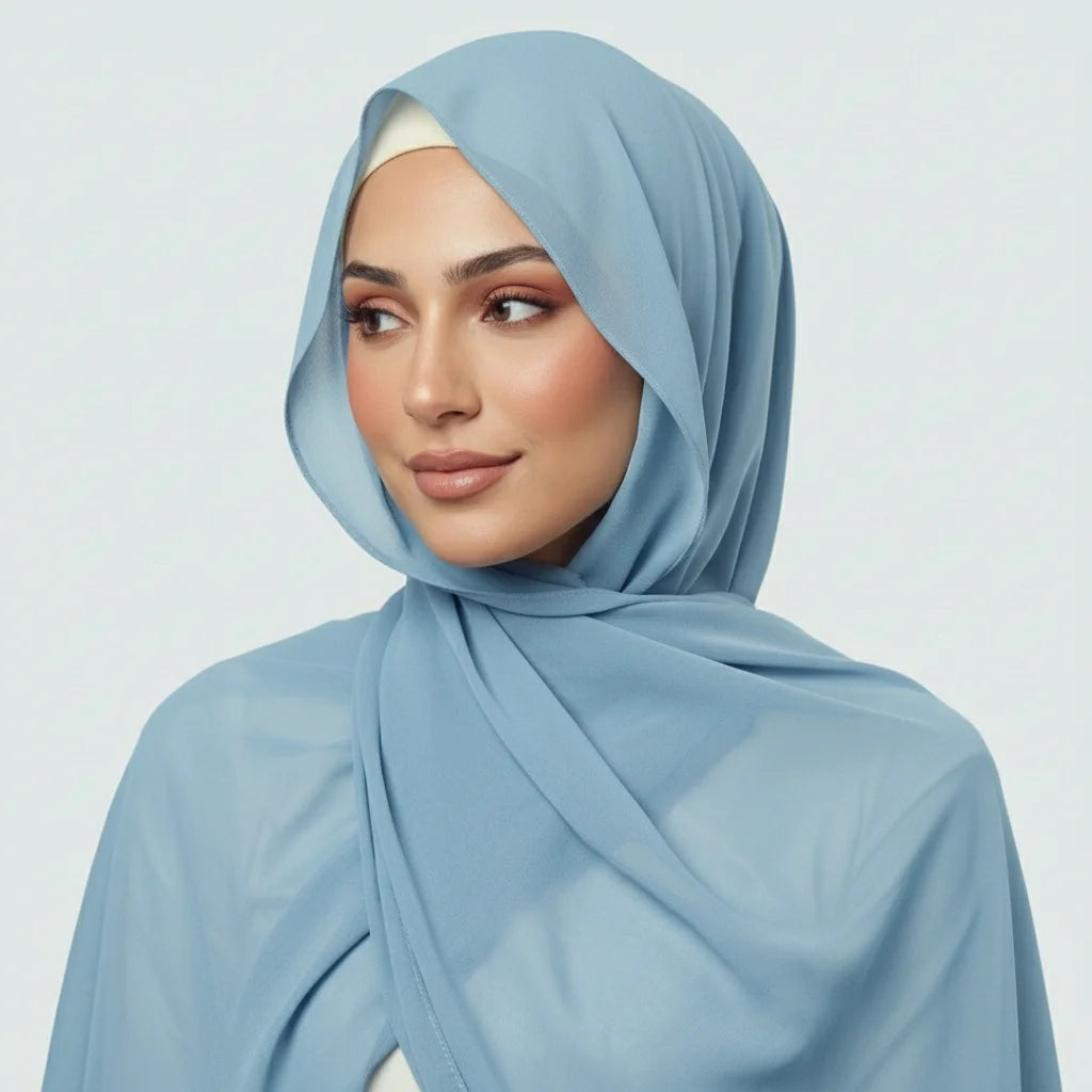 Modern Chiffon crepe hijab