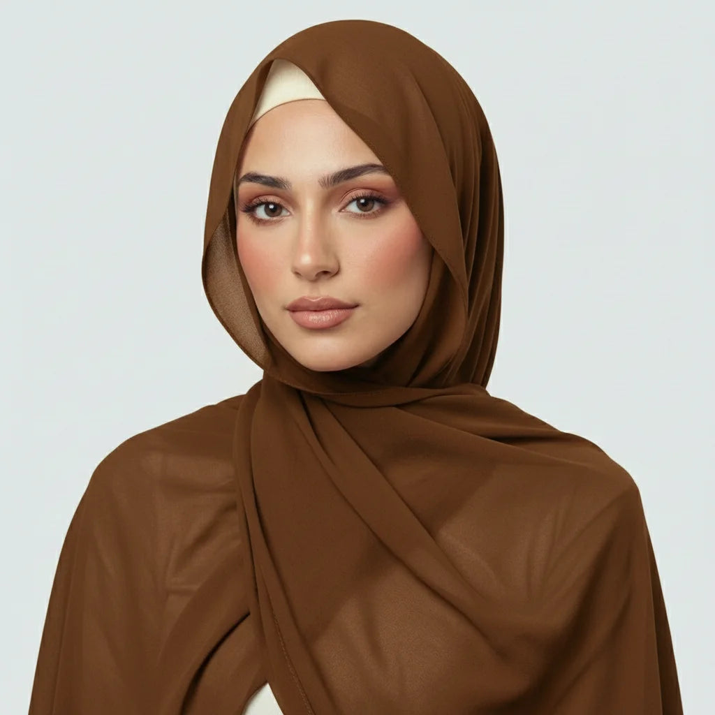 Modern Chiffon crepe hijab