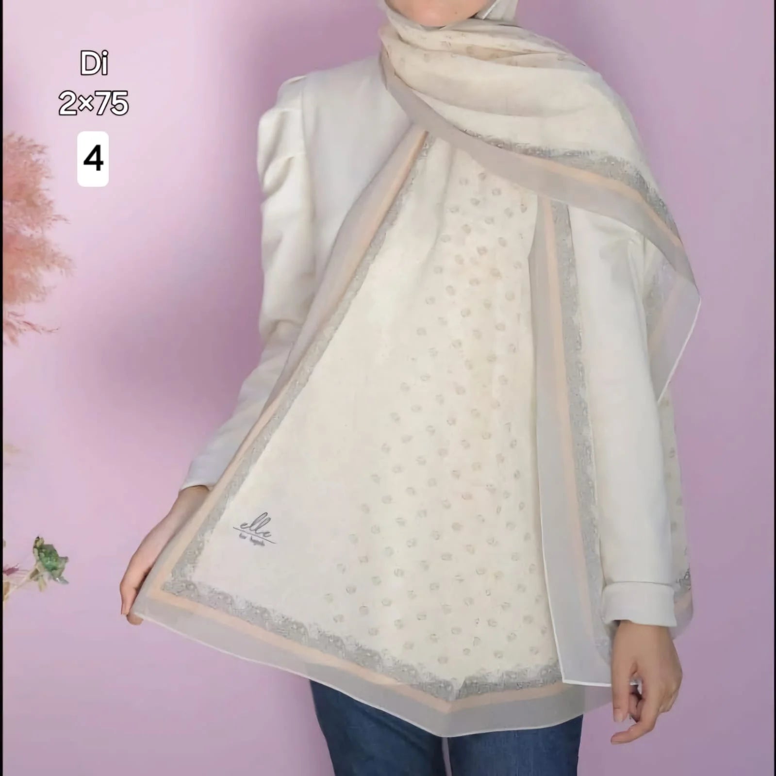 Digital Chiffon Scarf V1