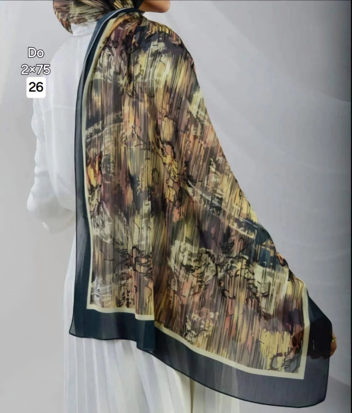 Digital Chiffon Scarf V2