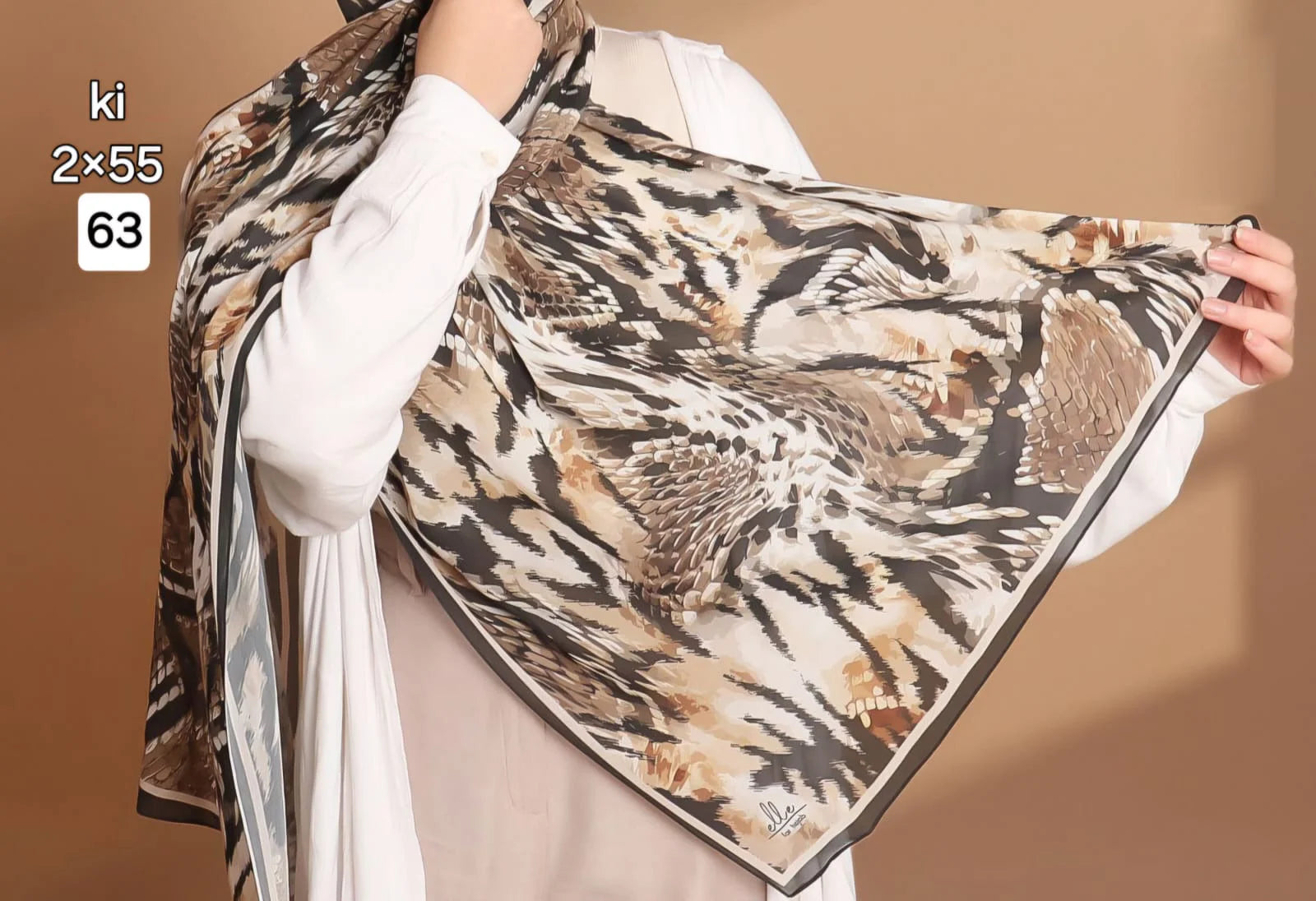 Digital Chiffon Scarf