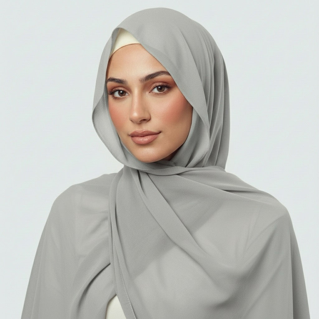Modern Chiffon crepe hijab