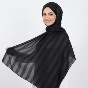 Satin Chiffon Scarf